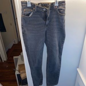 BDG girlfriend high rise jeans faded black